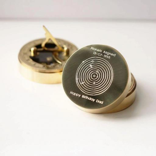Planets Aligned Nautical Sundial Compass